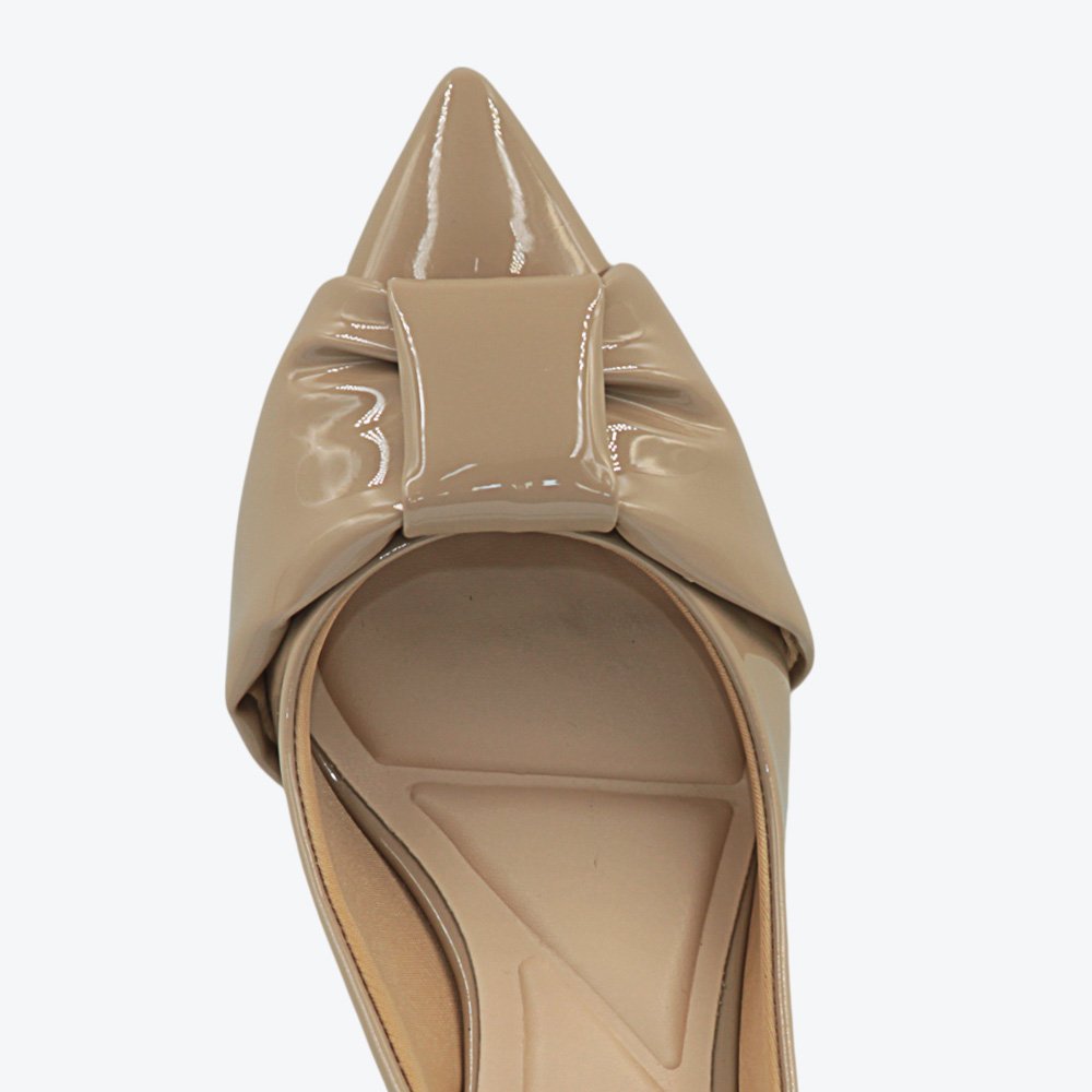 Scarpin Mariotta Slingback Kitten Heels Feminino 1355324-02 Taupe 3