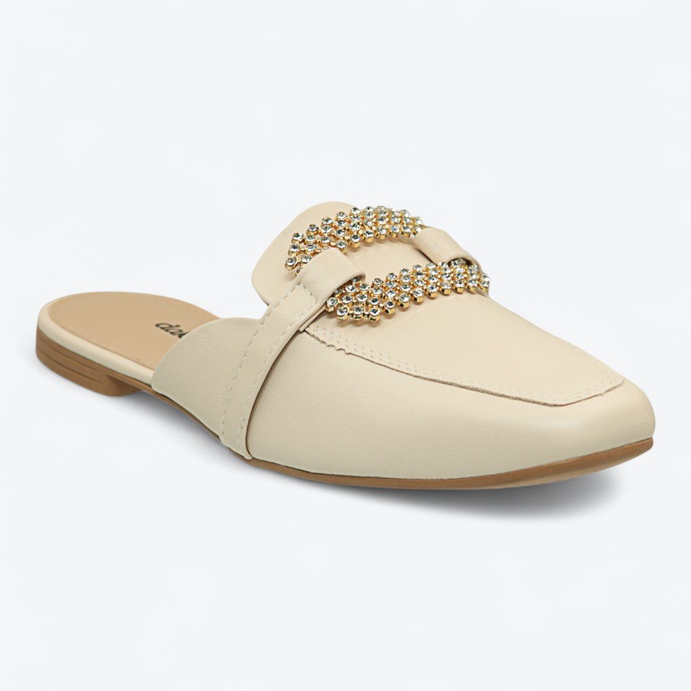 Mule Dakota Feminino D0231-01 Bege 2