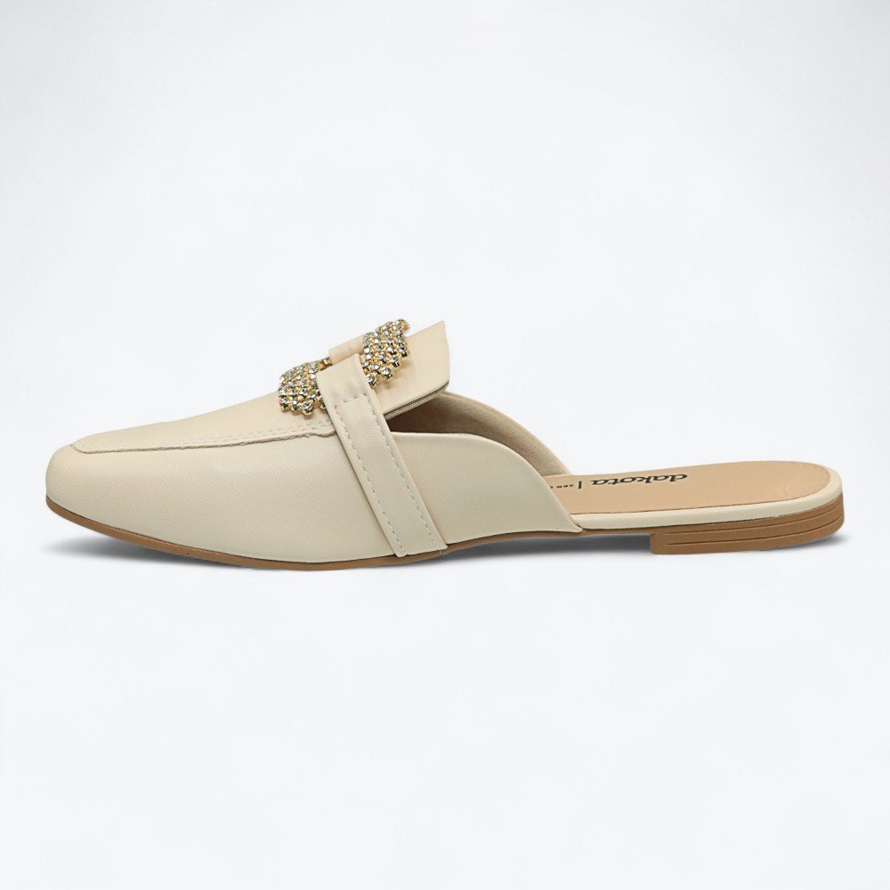 Mule Dakota Feminino D0231-01 Bege 4