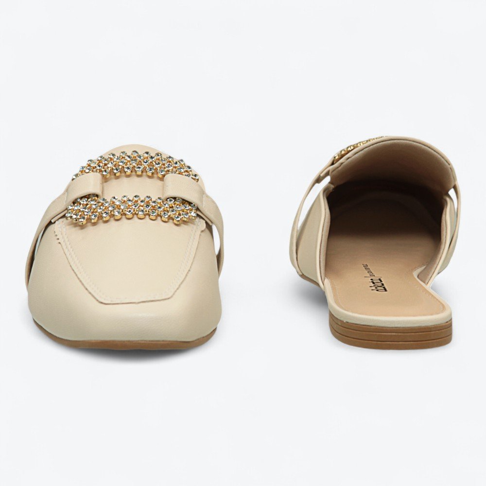 Mule Dakota Feminino D0231-01 Bege 5