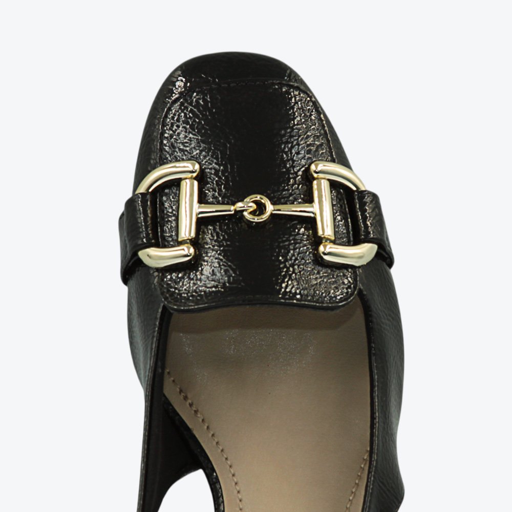 Sapato Ramarim Slingback Verniz Feminino 2517132-01 Preto 3