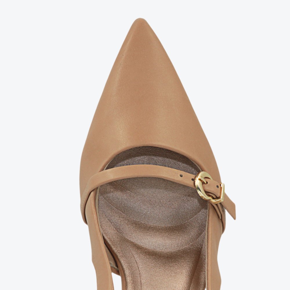 Scarpin Ramarim Slingback Feminino 2515133-01 Nude 3
