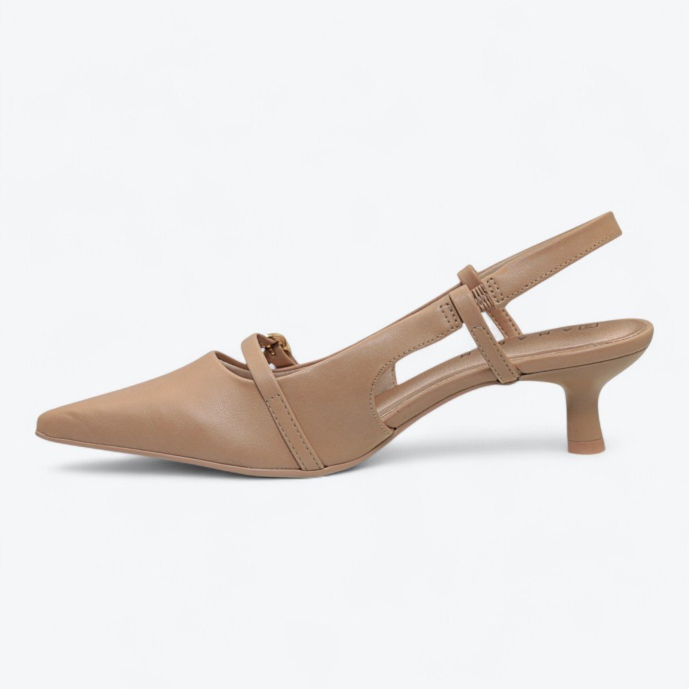Scarpin Ramarim Slingback Feminino 2515133-01 Nude 4