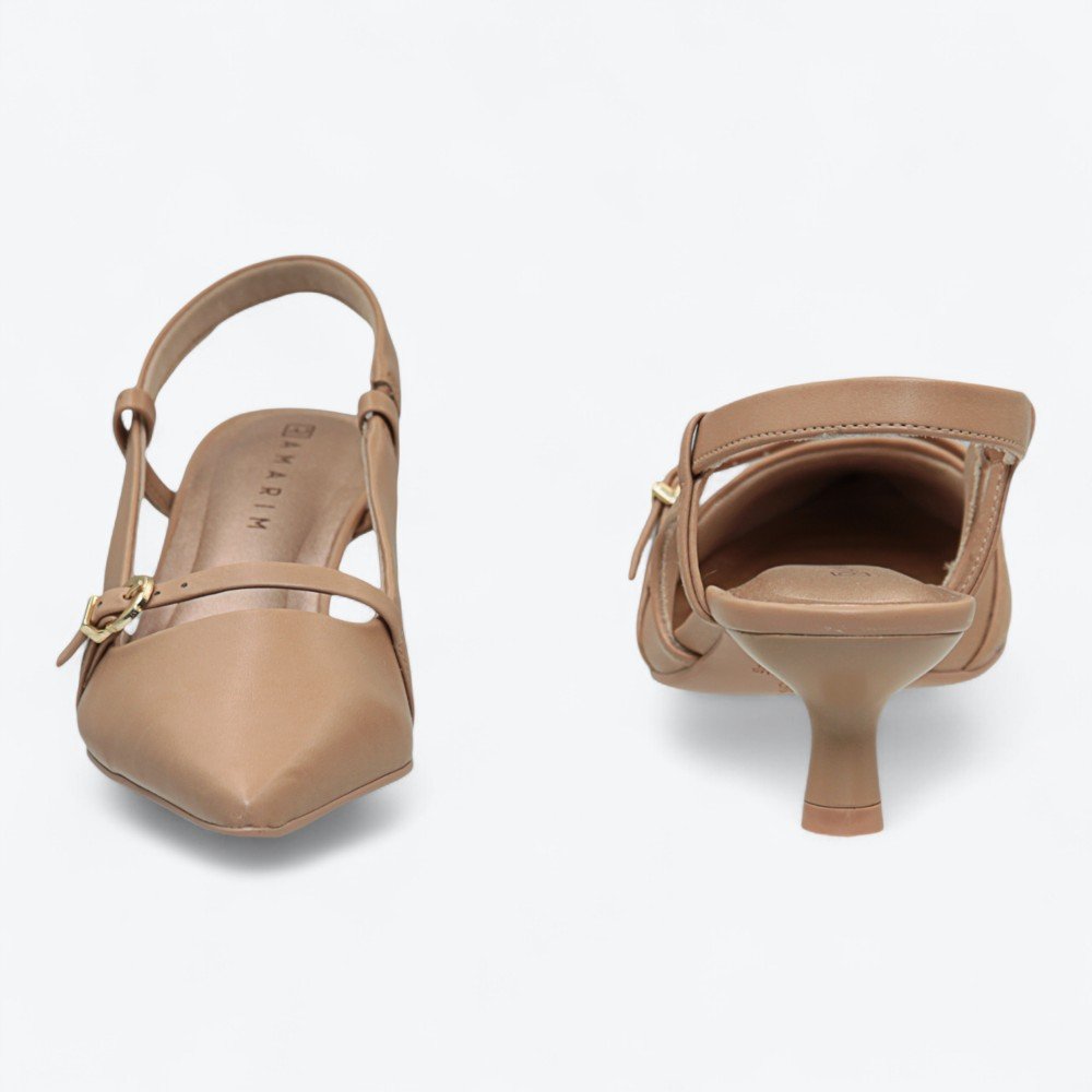 Scarpin Ramarim Slingback Feminino 2515133-01 Nude 5
