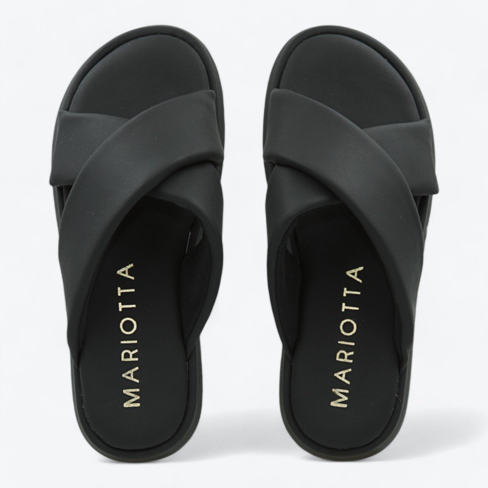 Chinelo Mariotta Flatform Feminino 2021548-01 Preto 3