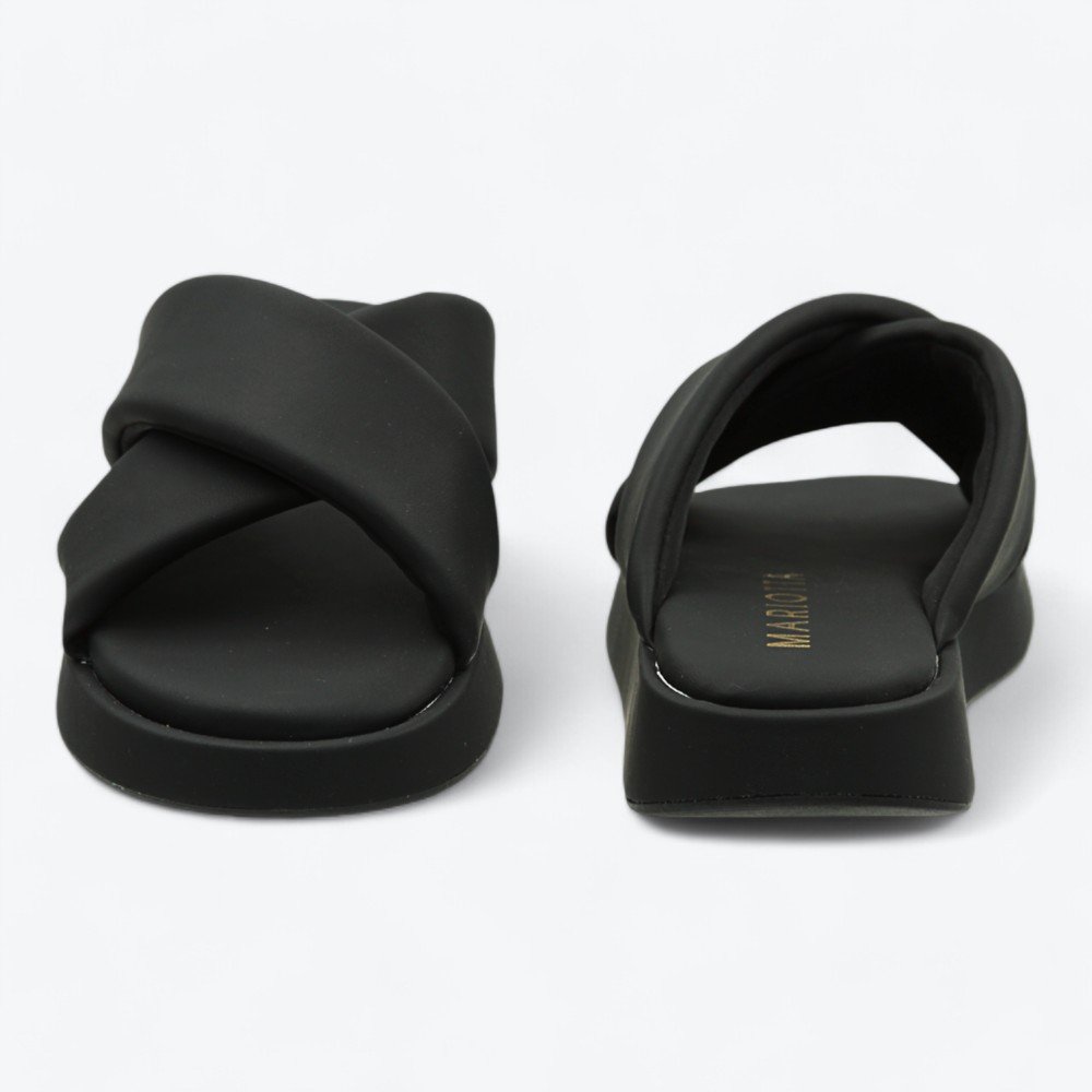 Chinelo Mariotta Flatform Feminino 2021548-01 Preto 5