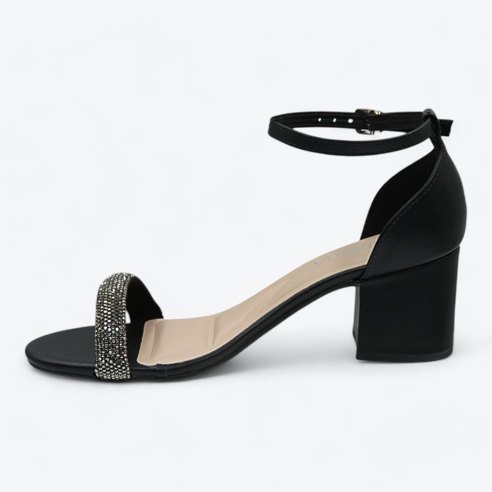 Sandália Mariotta Salto Bloco Feminina 2065605-01 Preto 4