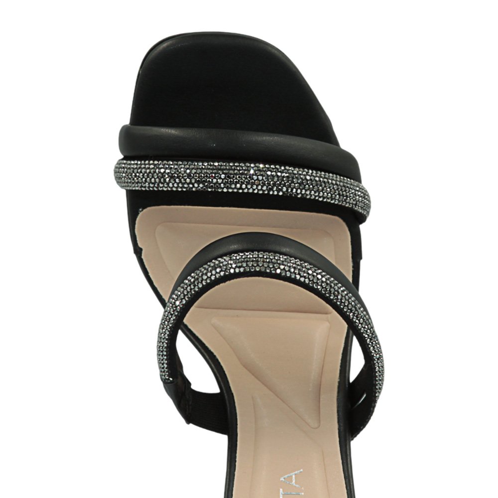 Tamanco Mariotta Salto Bloco Feminino 2047604-01 Preto 3