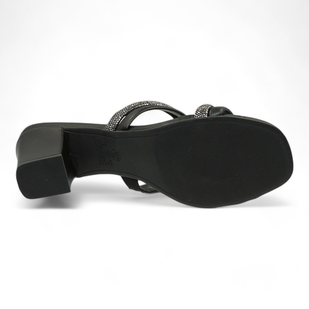 Tamanco Mariotta Salto Bloco Feminino 2047604-01 Preto 6