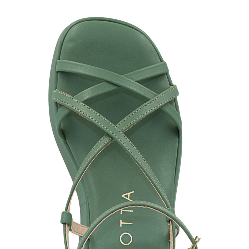 Sandália Mariotta Anabela Feminina 2054502-01 Verde 3