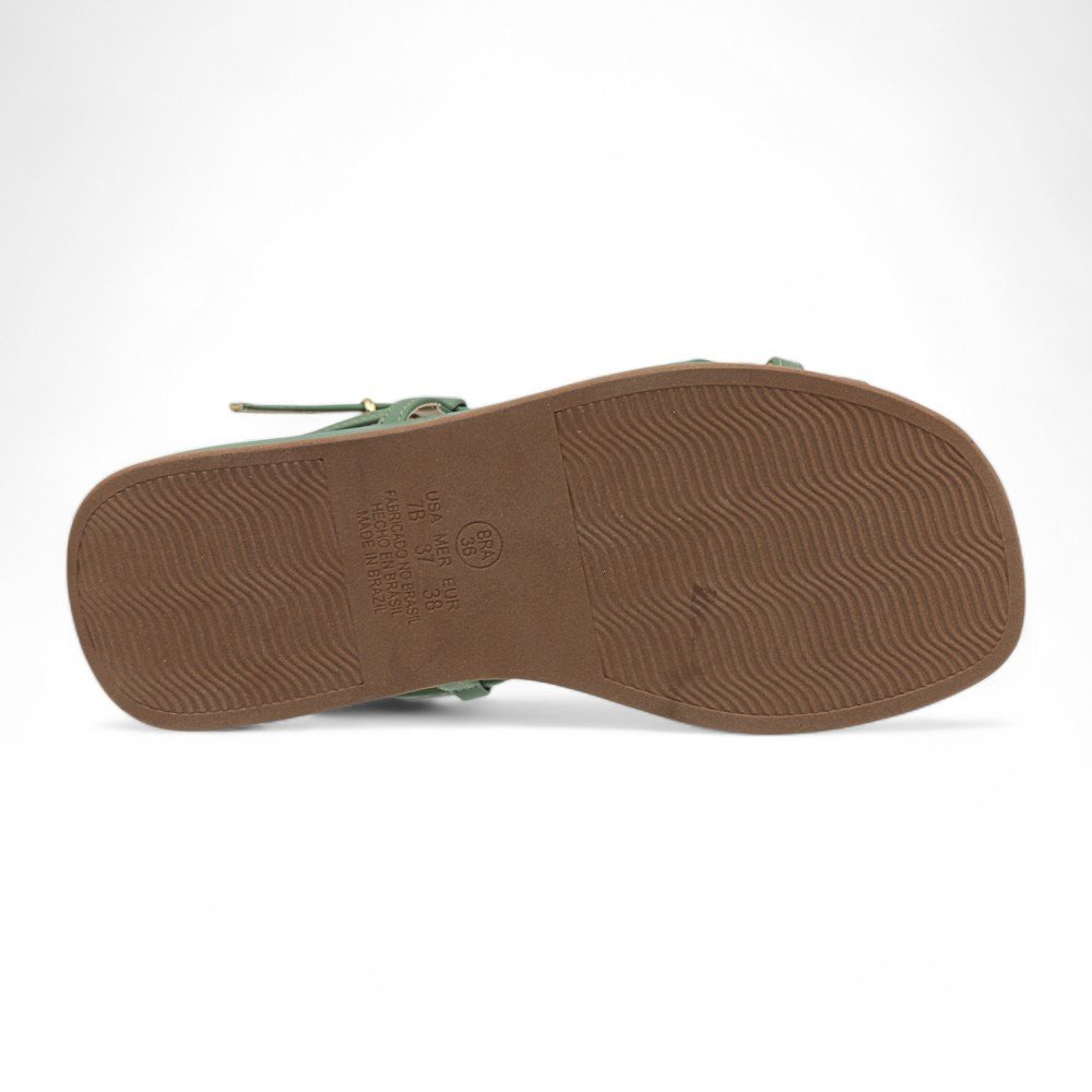 Sandália Mariotta Anabela Feminina 2054502-01 Verde 6