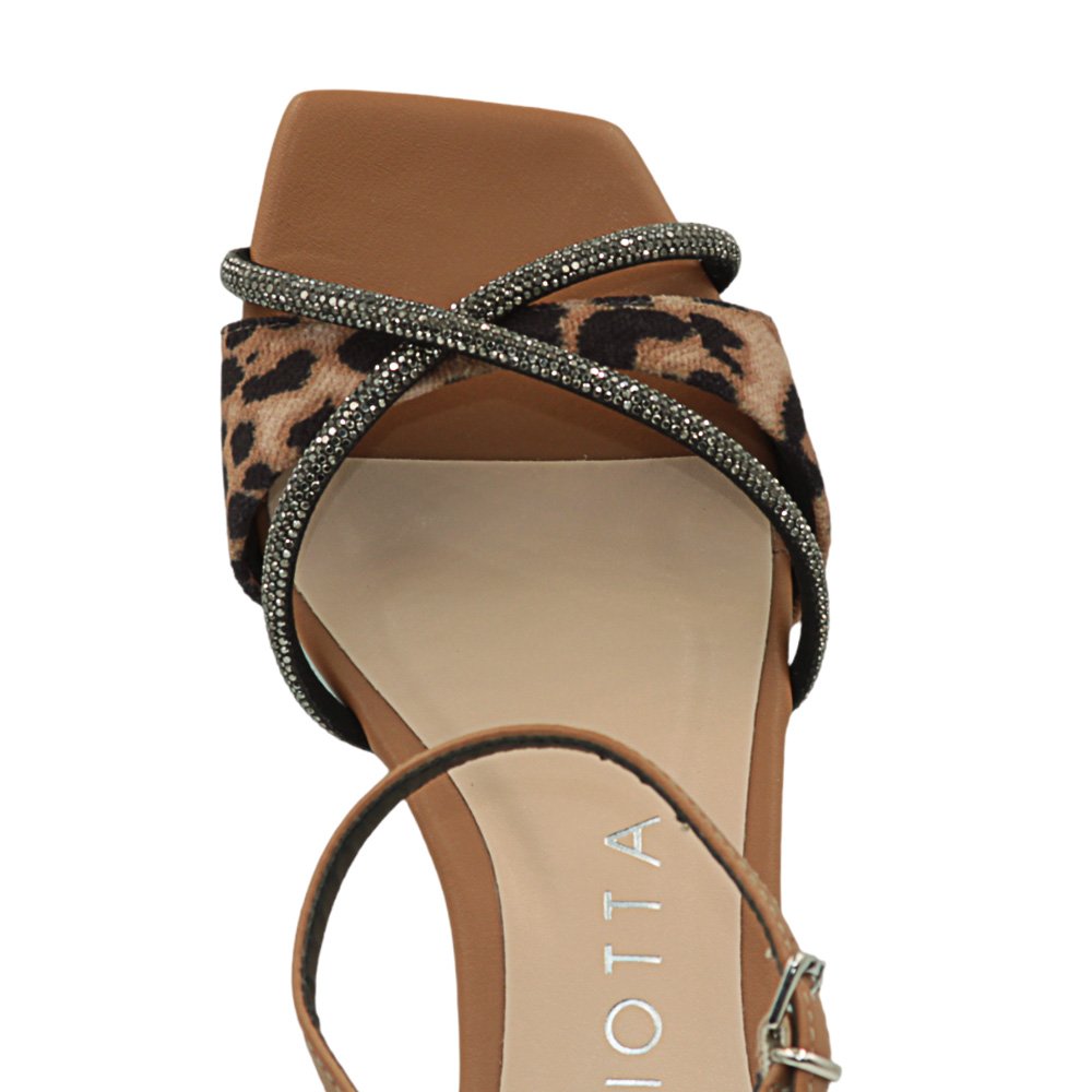 Sandália Mariotta Rasteira Feminina 1923081-01 Animal Print 3