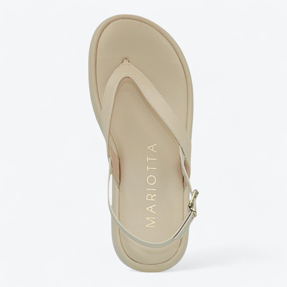 Sandália Mariotta Flatform Feminina 2021535-02 Bege 3