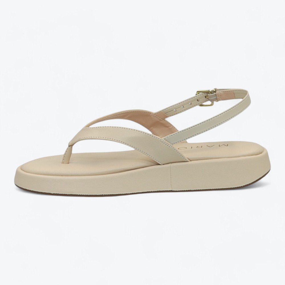 Sandália Mariotta Flatform Feminina 2021535-02 Bege 4
