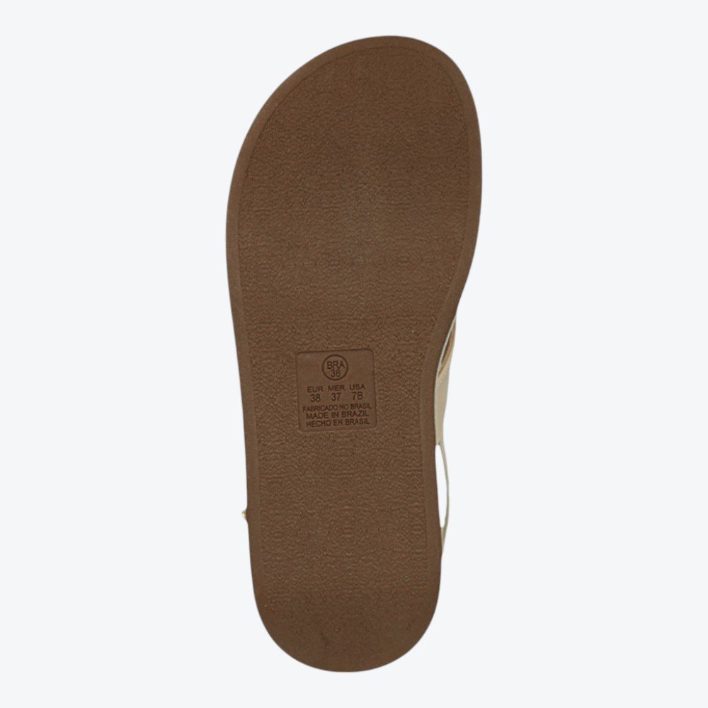 Sandália Mariotta Flatform Feminina 2021535-02 Bege 6