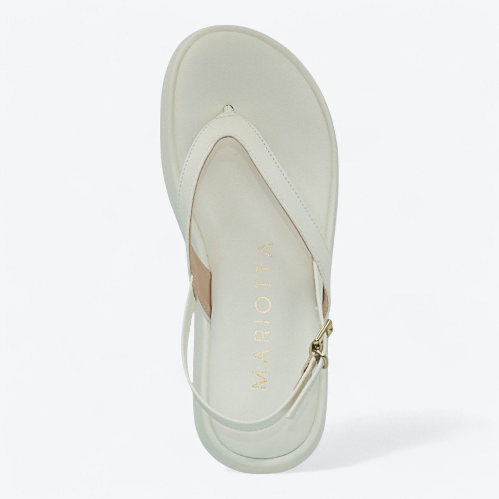 Sandália Mariotta Flatform Feminina 2021535-01 Branco 3