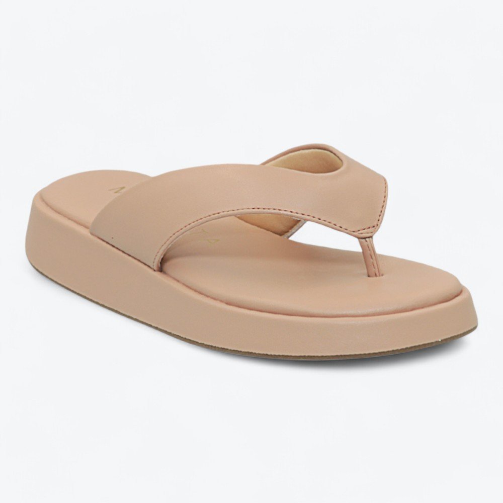 Chinelo Mariotta Flatform Feminino 2021504-04 Nude 2