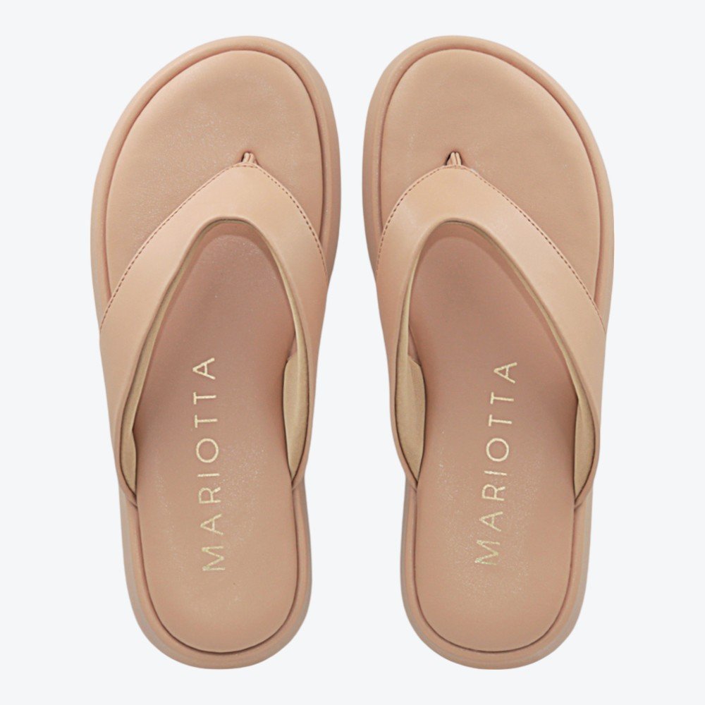 Chinelo Mariotta Flatform Feminino 2021504-04 Nude 3