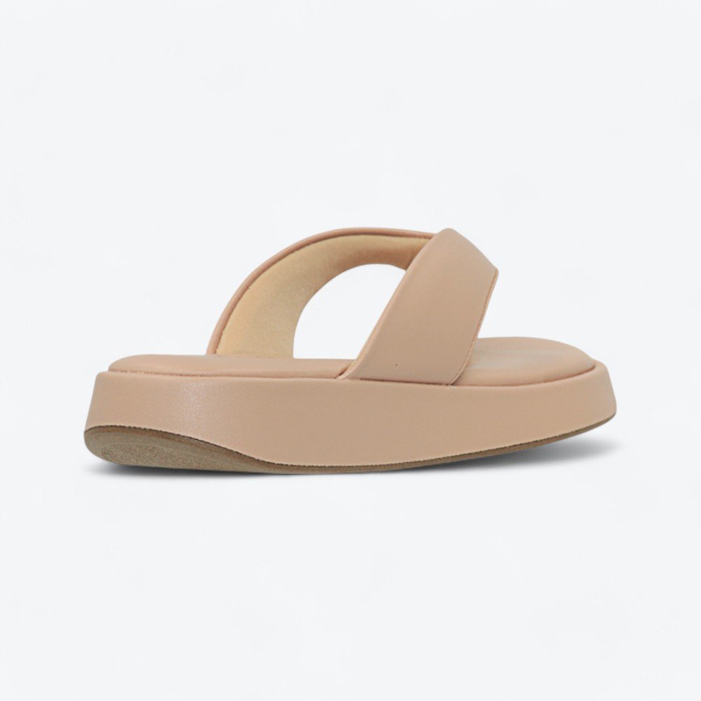 Chinelo Mariotta Flatform Feminino 2021504-04 Nude 5
