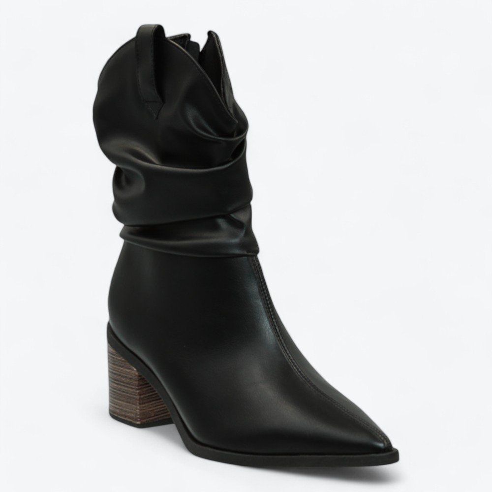 Bota Mariotta Texana Feminina 2052004-01 Preto 2