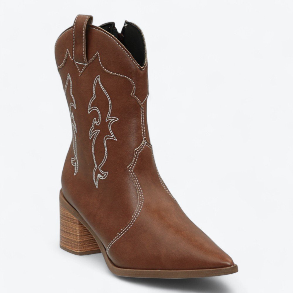 Bota Mariotta Texana Feminina 2052001-01 Marrom 2