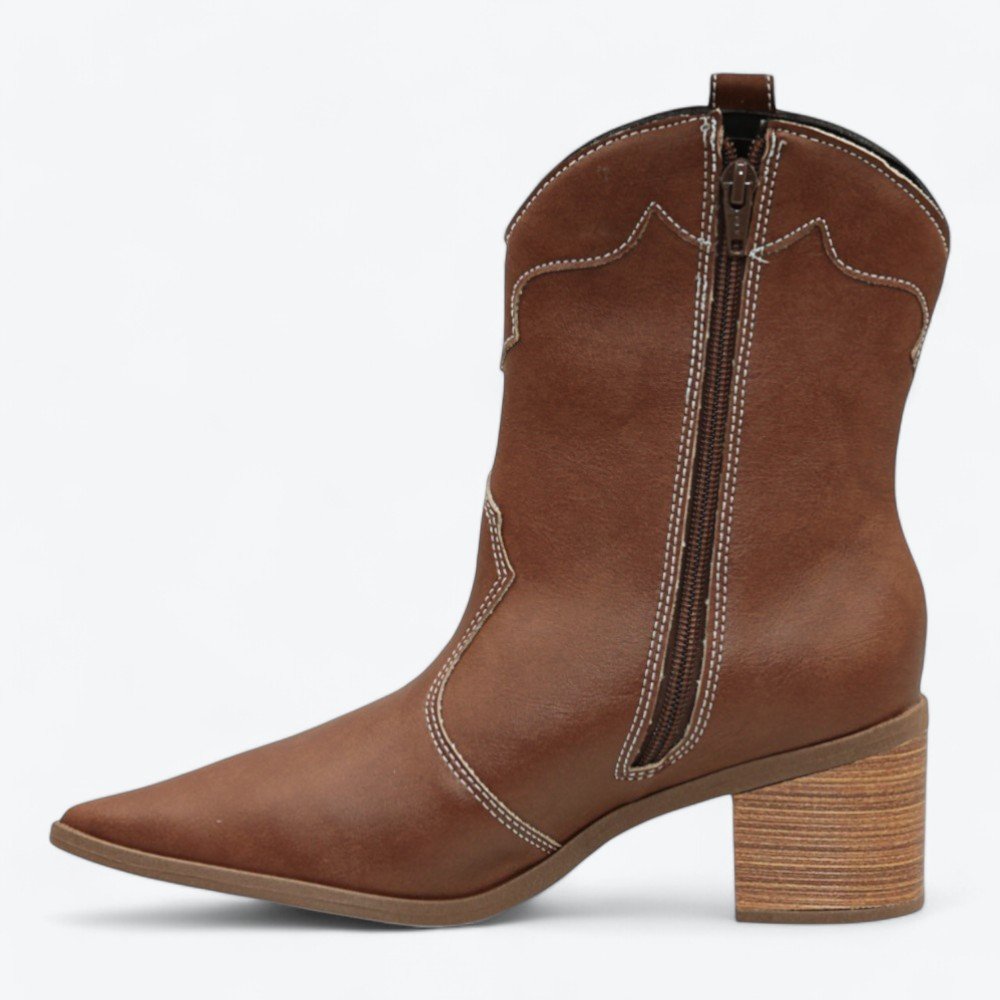 Bota Mariotta Texana Feminina 2052001-01 Marrom 4