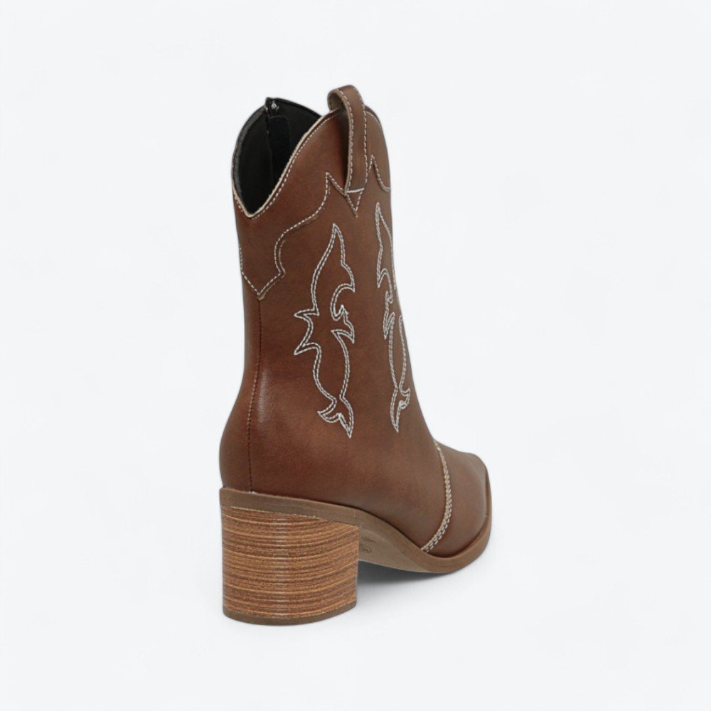 Bota Mariotta Texana Feminina 2052001-01 Marrom 5
