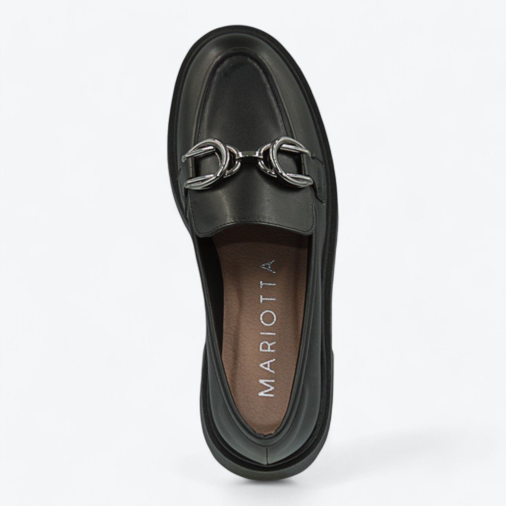 Mocassim Mariotta Tratorado Feminino 2005515-01 Preto 3