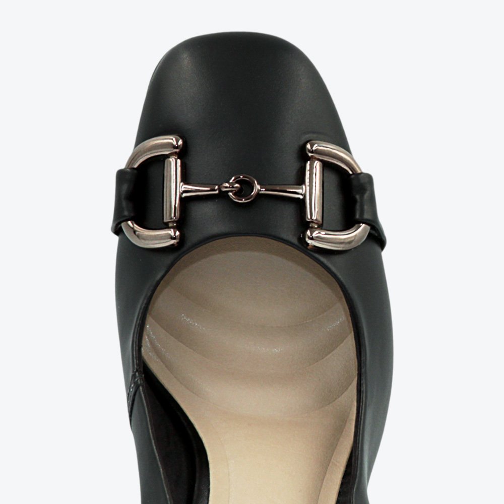 Sapato Ramarim Slingback Salto Alto Feminino 2518102 Preto 4