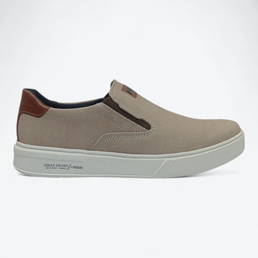 Sapatênis Pegada Slip On em Couro Masculino 11190805