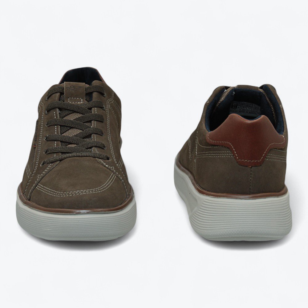 Sapatênis Pegada em Couro Masculino 11093310 Marrom 5