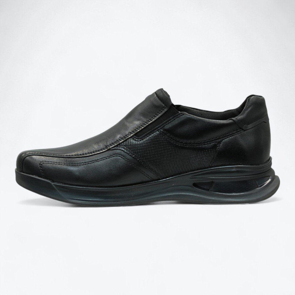 Sapato Pegada Social em Couro Masculino 12680201 Preto 4