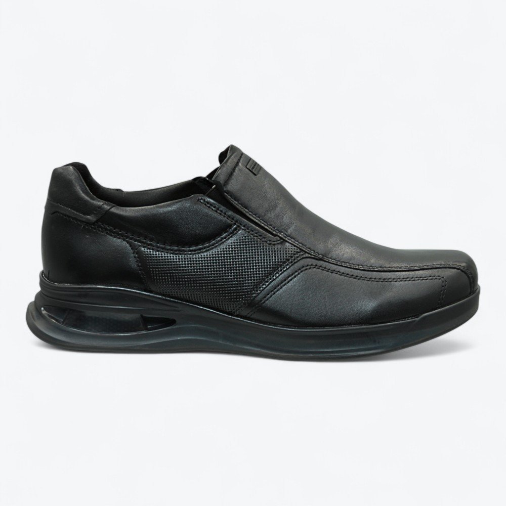 Sapato Pegada Social em Couro Masculino 12680201 Preto 1