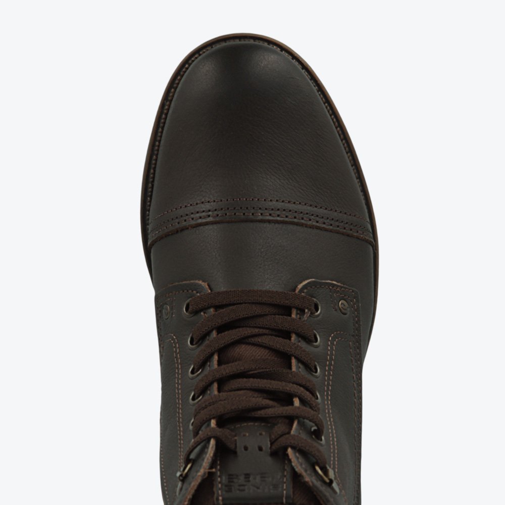 Bota Pegada em Couro Masculina 18075004 Marrom Escuro 3