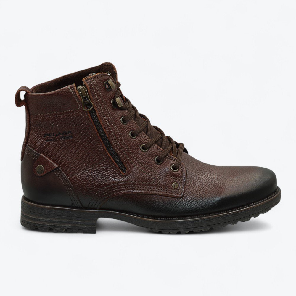 Bota Pegada em Couro Masculina 18074512
