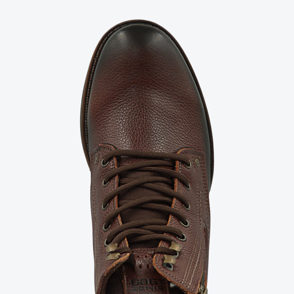 Bota Pegada em Couro Masculina 18074512 Marrom 3