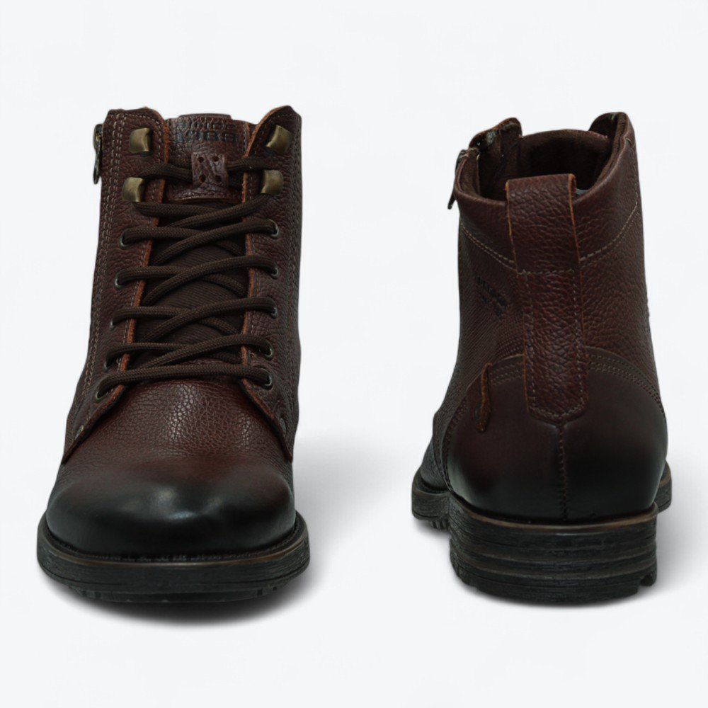 Bota Pegada em Couro Masculina 18074512 Marrom 5