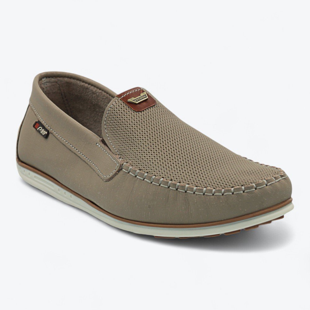 Mocassim Pegada Driver em Couro Masculino 14200206 Areia 2