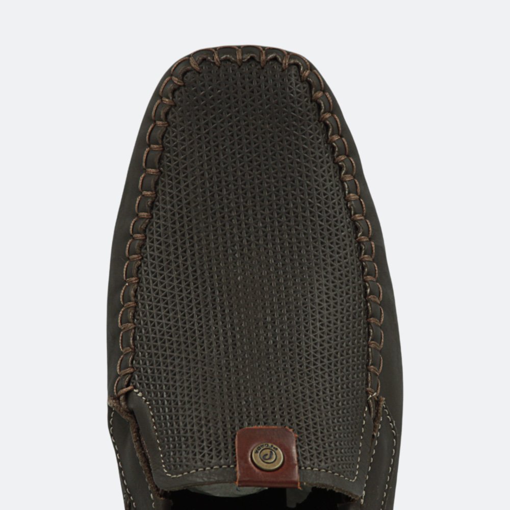 Mocassim Pegada Driver em Couro Masculino 14074105 Marrom Escuro 3