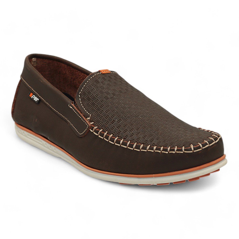 Mocassim Pegada Driver em Couro Masculino 14200102 Marrom 2