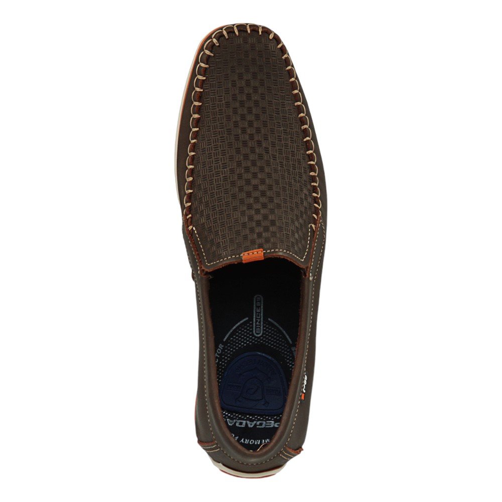 Mocassim Pegada Driver em Couro Masculino 14200102 Marrom 3