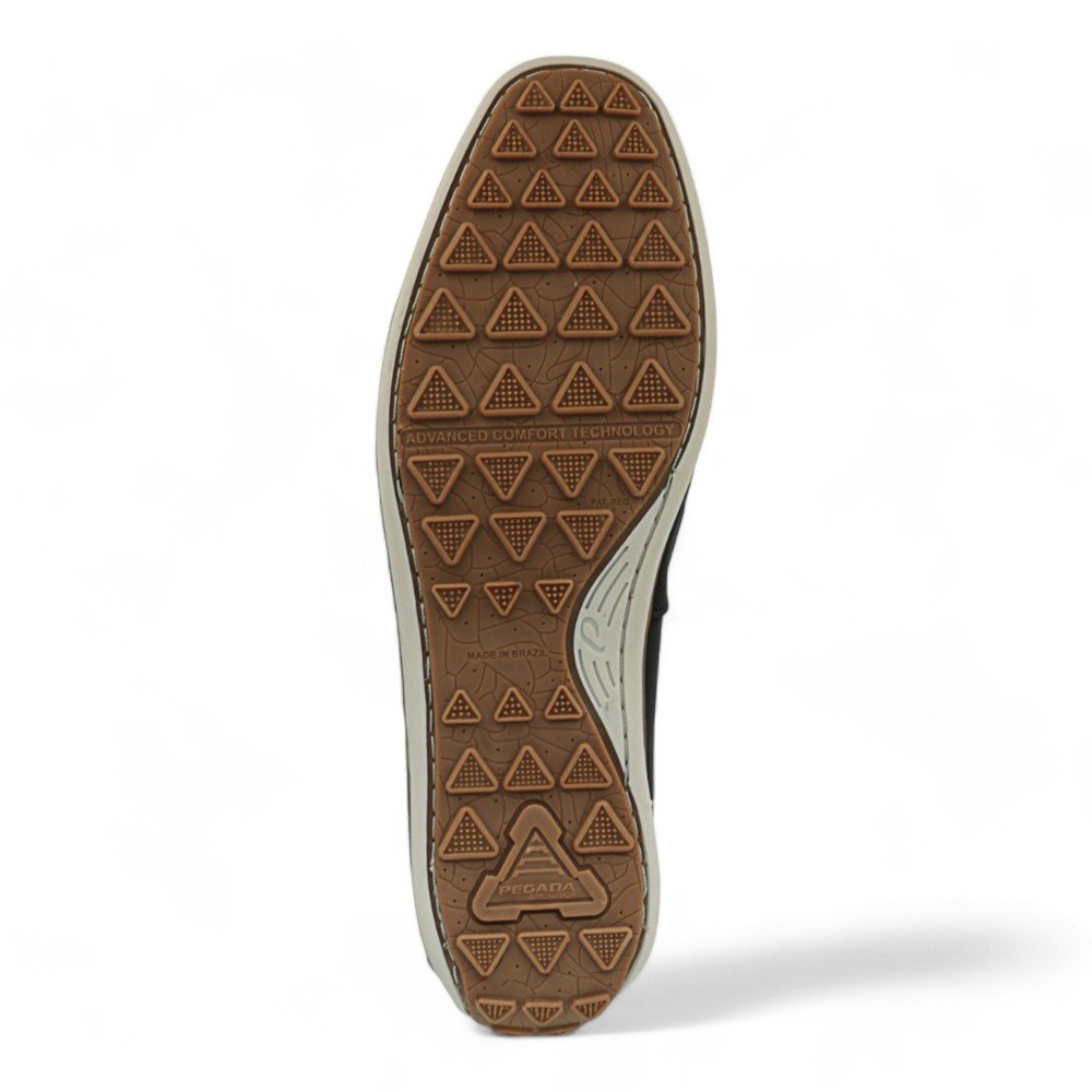 Mocassim Pegada Driver em Couro Masculino 14200202 Preto 6