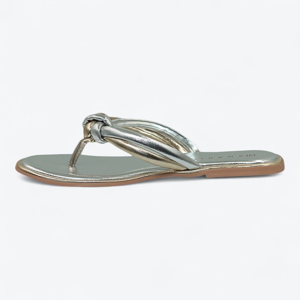 Rasteira Ramarim Feminina 2520201 Prata/Ouro 4