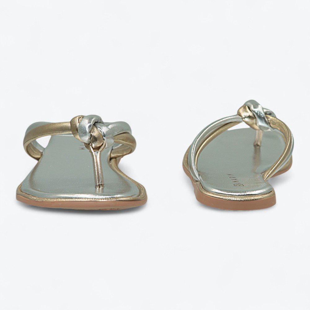 Rasteira Ramarim Feminina 2520201 Prata/Ouro 5