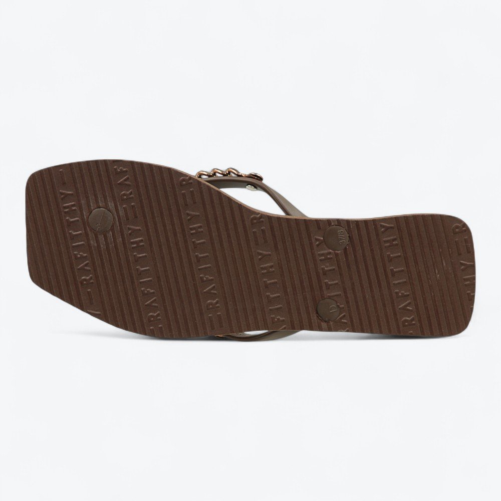 Chinelo Rafitthy Precious Charm Feminino 249154008-01 Marrom 4