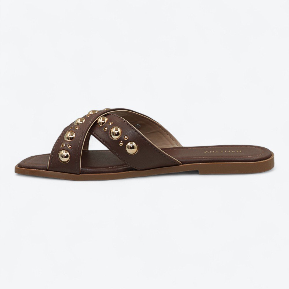 Rasteira Rafitthy Feminina 1886005A2 Marrom 4