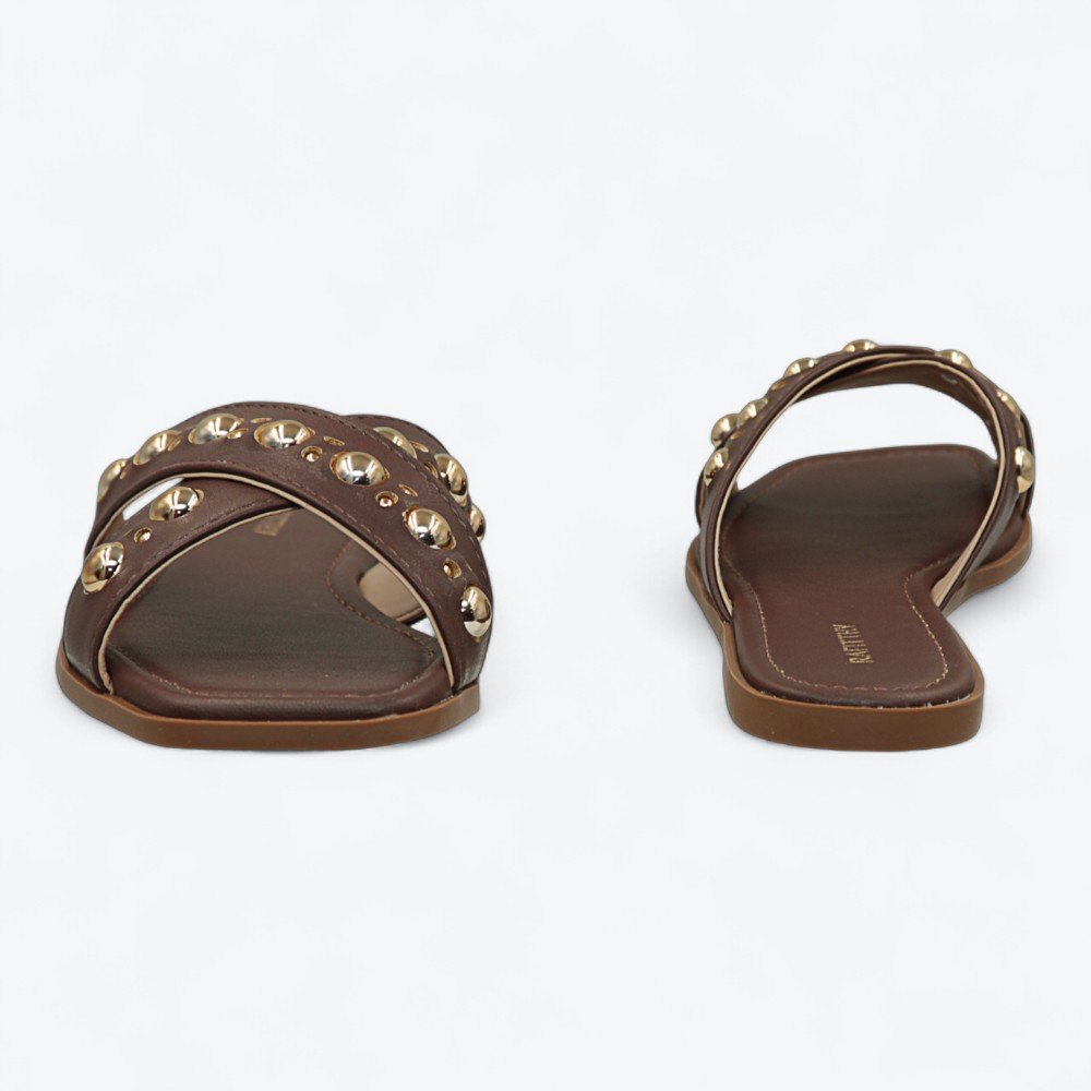 Rasteira Rafitthy Feminina 1886005A2 Marrom 5