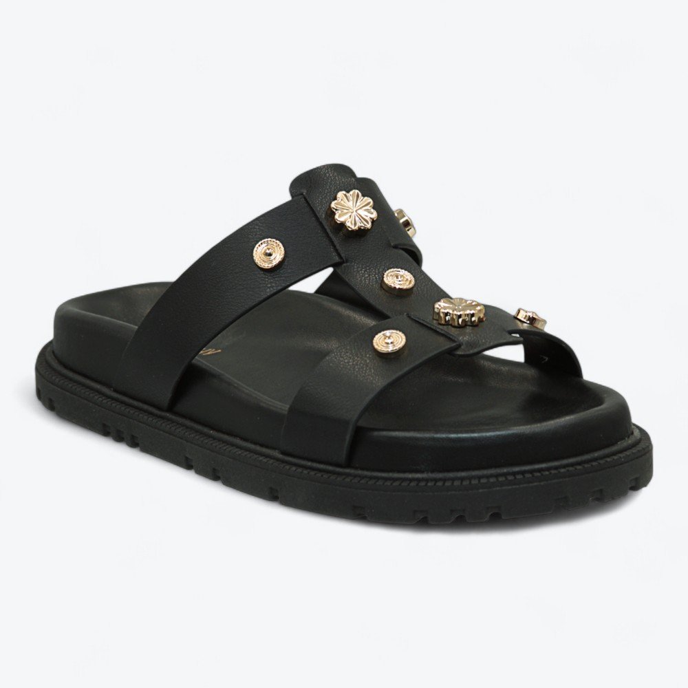 Sandália Rafitthy Papete Feminina 2019001B1 Preto 2