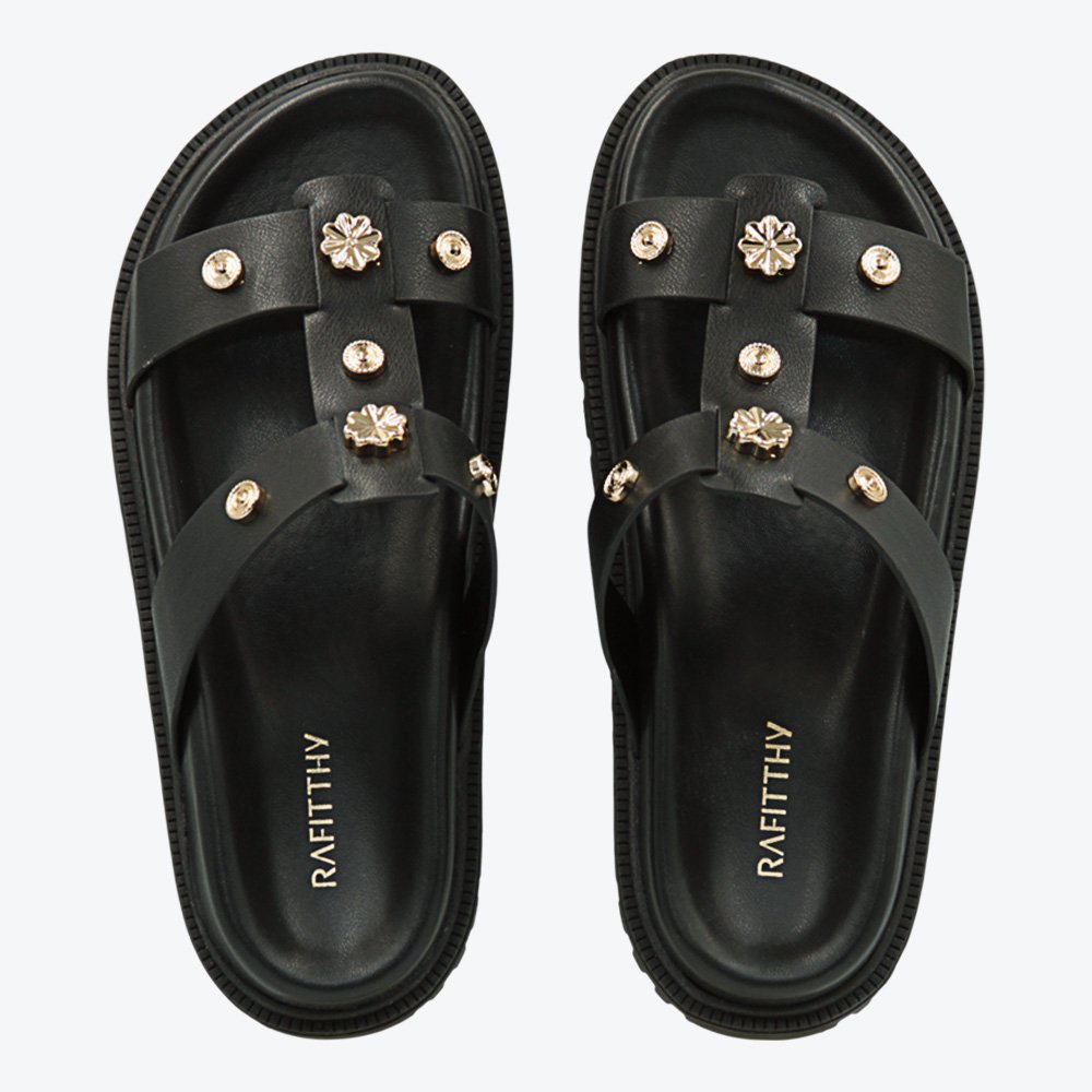 Sandália Rafitthy Papete Feminina 2019001B1 Preto 3
