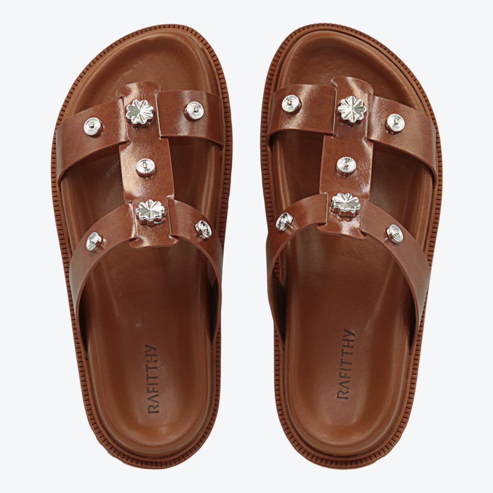 Sandália Rafitthy Papete Feminina 2019001B2 Marrom 3